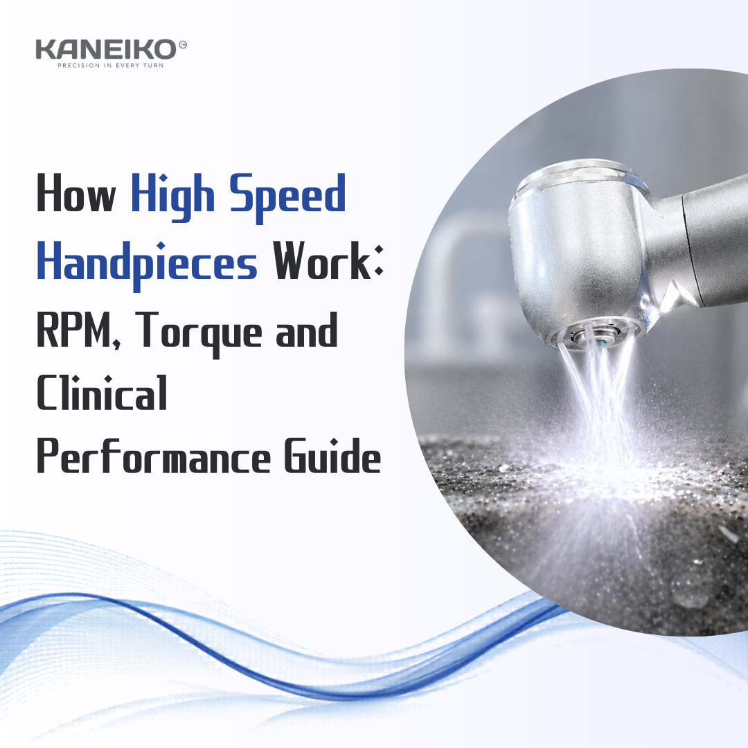 Kaneiko high speed handpiece with water spray for RPM torque and cutting performance