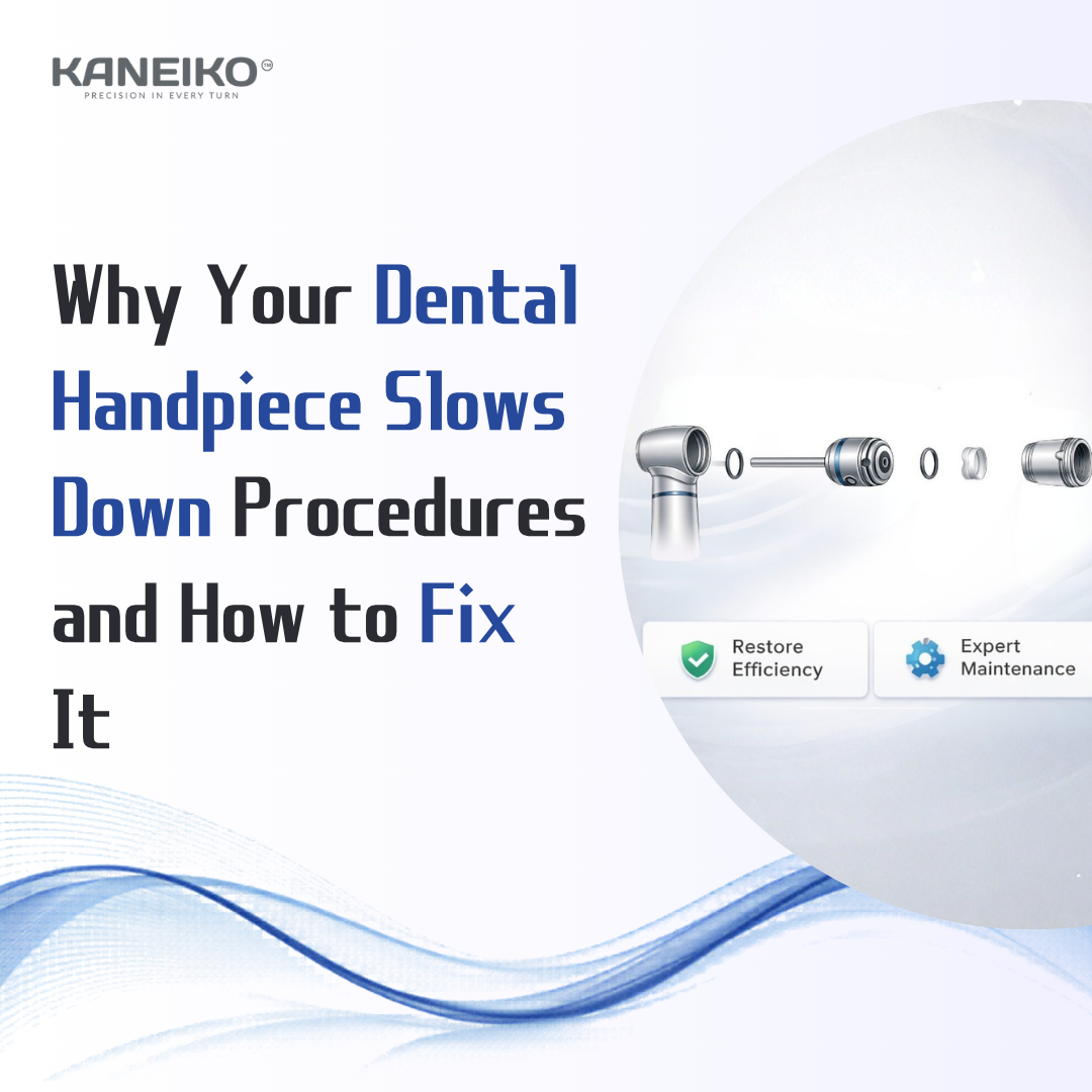 Kaneiko dental handpiece internal parts guide for slow performance troubleshooting and repair