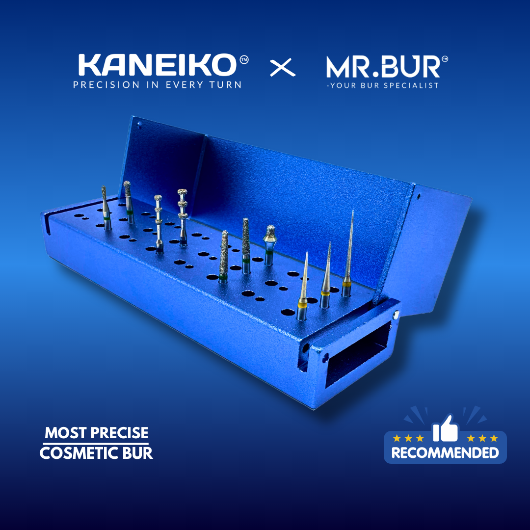 Cosmetic Restorative Kit use for veneer, inlay, onlay and crown preparation. 