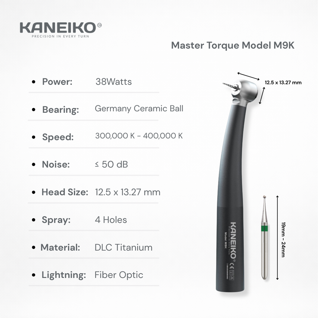 Kaneiko Master Torque Model M9K with specifications on a white background