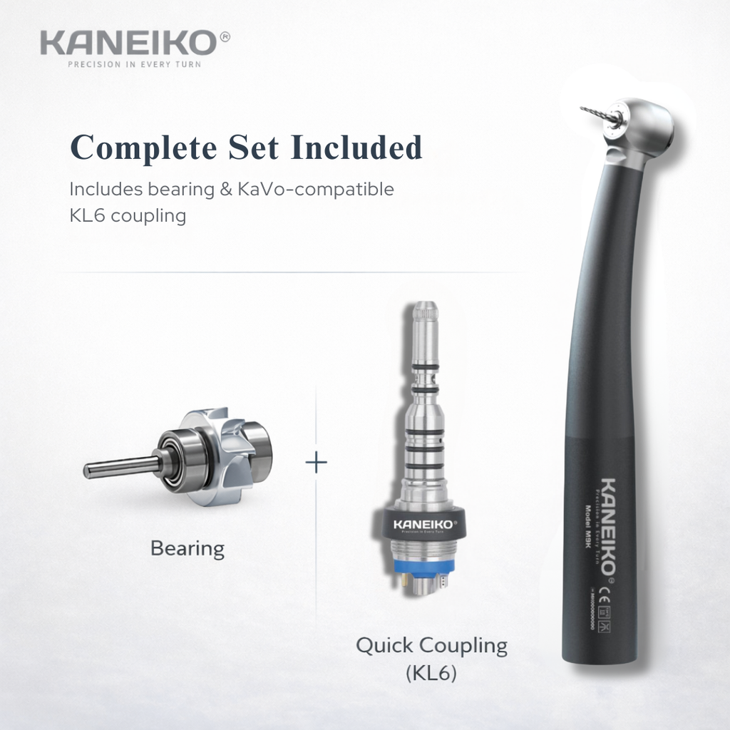 Kaneiko Master Torque Model M9K set with bearing and KaVo-compatible KL6 quick coupling included