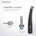 Kaneiko Model S2 pediatric high-speed dental handpiece with compatible turbine bearing and Sirona-compatible S6 quick coupling.
