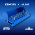 Mr Bur Starter Kit with all basic dental bur from coarse, fine and super fine grit. 