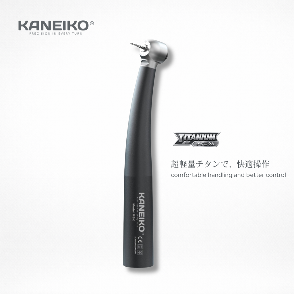 Kaneiko air turbine master torque Model M9K handpiece on a white background