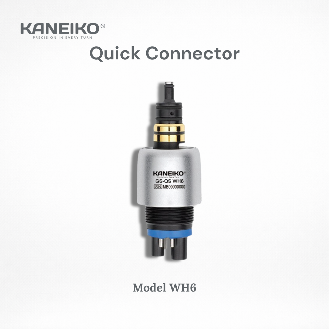 Kaneiko quick connector with Model WH6 on a white background